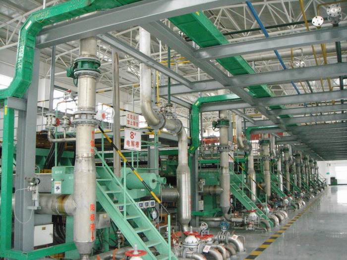 山東陽煤恒通化工股份有限公司40萬噸／年離子膜燒堿項(xiàng)目安裝工程